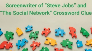 Screenwriter of “Steve Jobs” and “The Social Network” NYT Crossword Clue Puzzle Answer from June 27, 2024