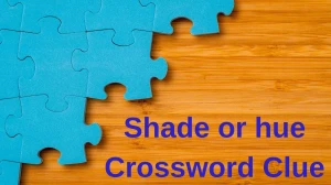 Shade or hue Crossword Clue Daily Themed Puzzle Answer from June 22, 2024