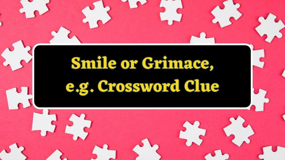 Smile or Grimace, e.g. Daily Commuter Crossword Clue Answers on June 18, 2024