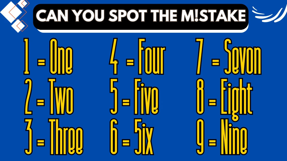 Spot 3 Mistakes: Only the most intelligent minds can spot the 3 mistakes in 12 secs | Picture Puzzle Eye Test