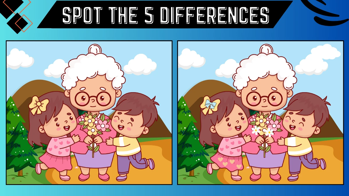 Spot the 5 Differences: Only Genius Can Spot 5 Differences between these Images in 15 Secs | Picture Puzzle Game