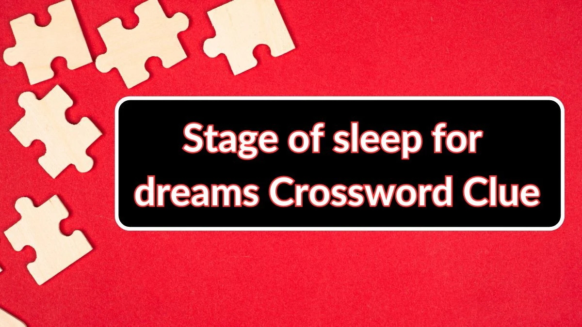 Irish Time Simplex Stage of sleep for dreams Crossword Clue Puzzle Answer from June 13, 2024