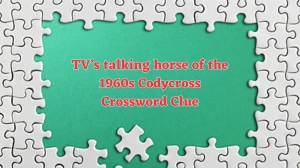 TV’s talking horse of the 1960s Codycross Crossword Clue Puzzle Answer from June 10 2024