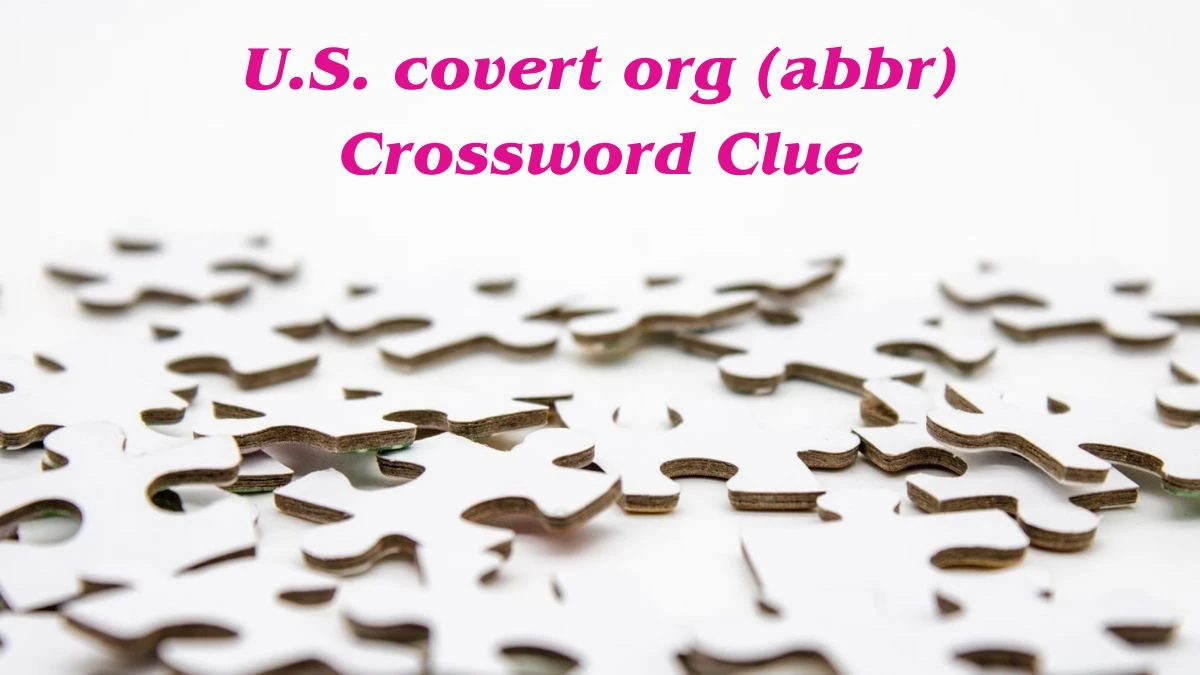 U.S. covert org (abbr) Crossword Clue Puzzle Answer from June 28, 2024