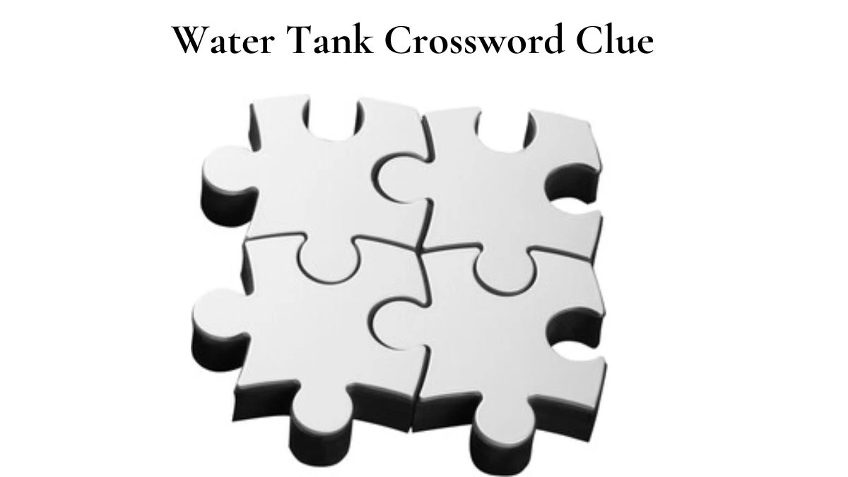 Water Tank Crossword Clue Puzzle Answer from June 14, 2024