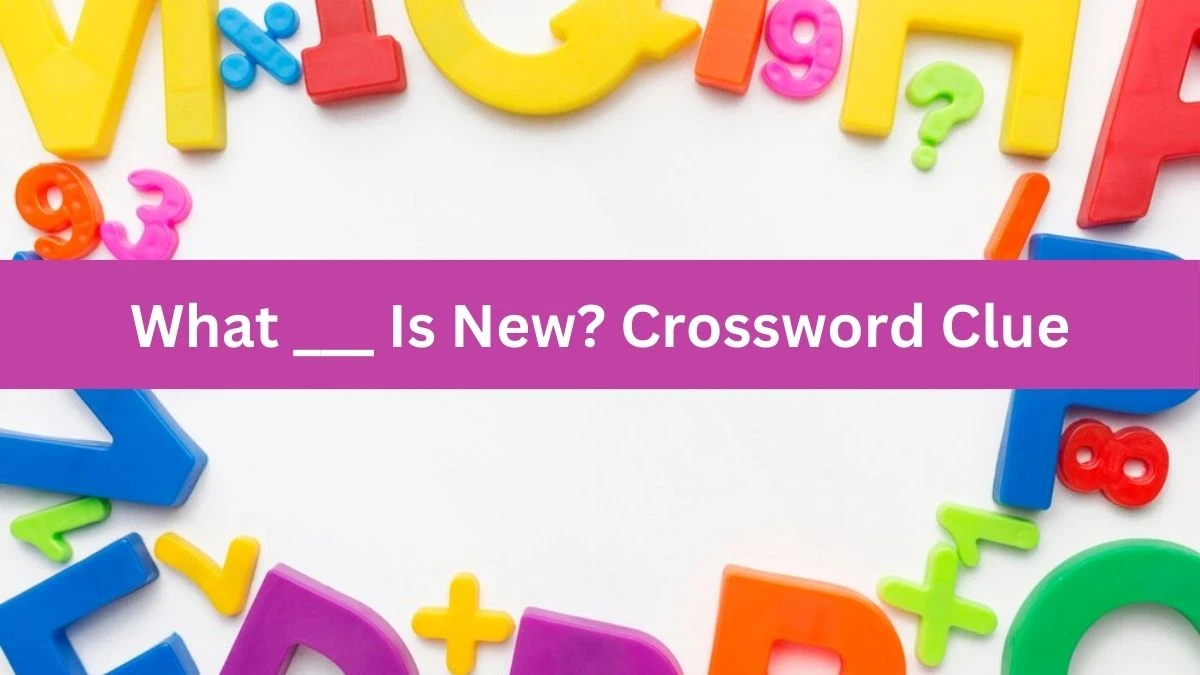 Daily Themed What ___ Is New? Crossword Clue Puzzle Answer from June 14, 2024