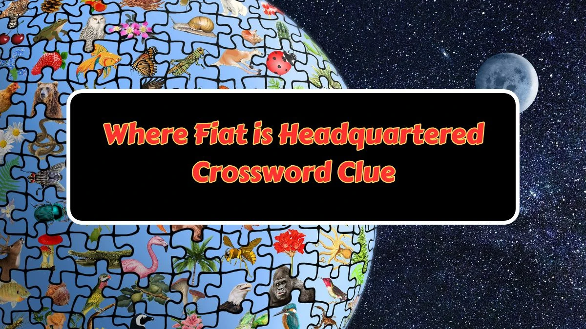 Where Fiat is Headquartered NYT Crossword Clue Puzzle Answer from June 28, 2024