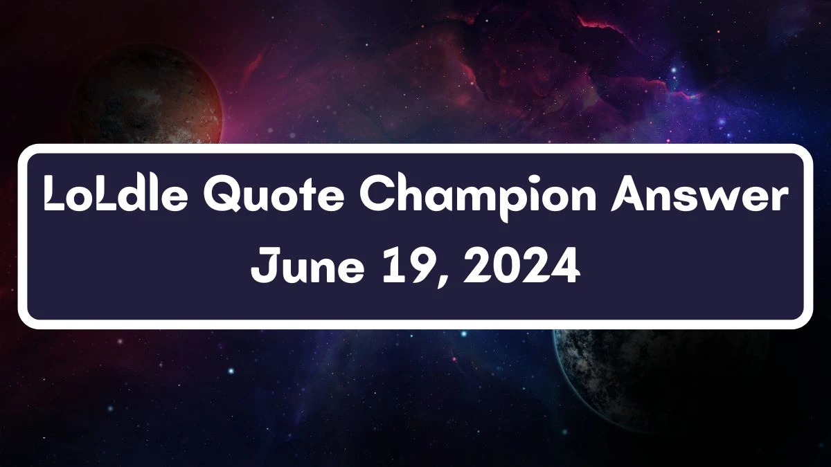 Which Champion Says this “Stop putting web in my branches!” LoLdle Quote Champion Answer June 19, 2024