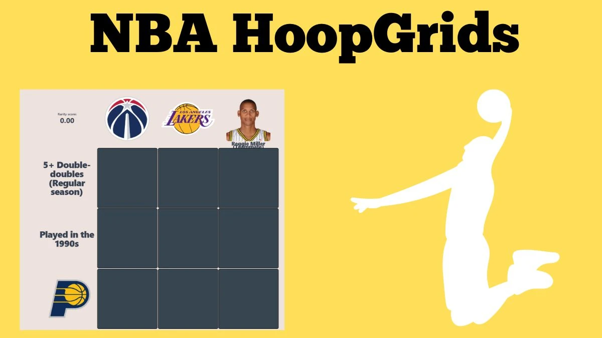 Which player who has played for both the Washington Wizards and Indiana Pacers? NBA HoopGrids Answers for June 10 2024