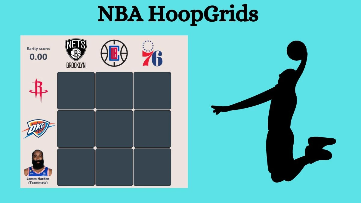 Which player who has played in the Houston Rockets and Brooklyn Nets in Their Careers? NBA HoopGrids Answers for June 15 2024
