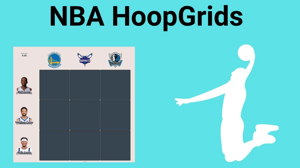Which player who played with Seth Curry and also played for the Oklahoma City Thunders? NBA HoopGrids Answers for June 17 2024