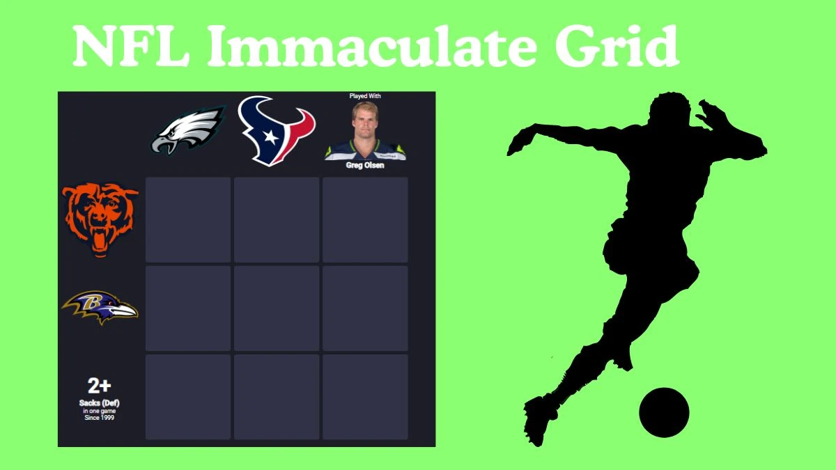 Which Players Have Played for Both Chicago Bears and Philadelphia Eagles in Their Careers? NFL Immaculate Grid Answers for June 05 2024