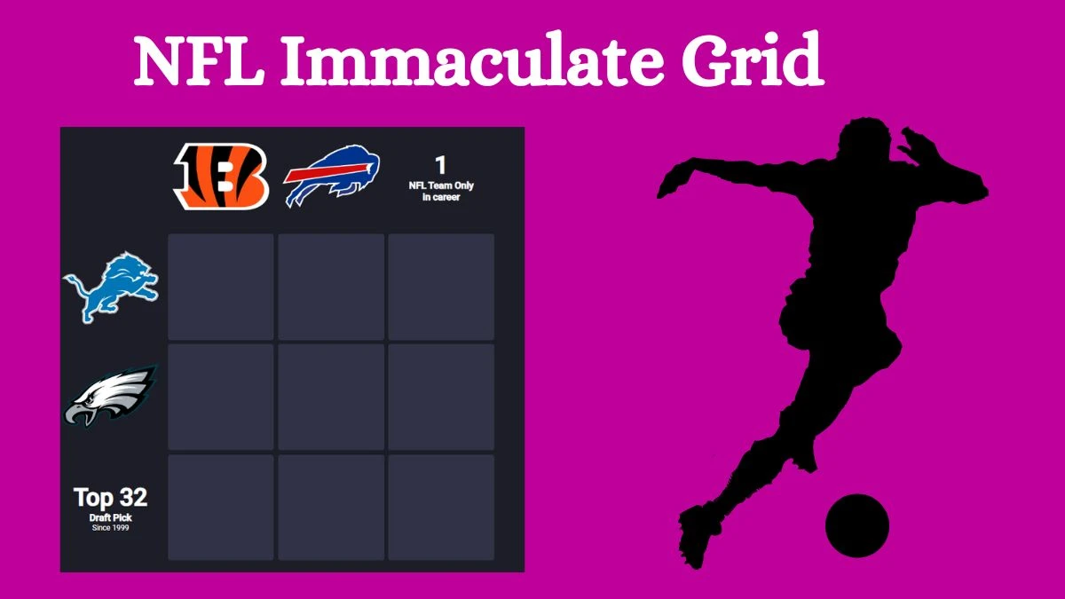 Which Players Have Played for Both Detroit Lions and Cincinnati Bengals in Their Careers? NFL Immaculate Grid Answers for June 12, 2024