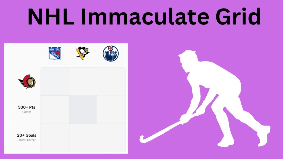 Which players who have played for both the Ottawa Senators and New York Rangers? NHL Immaculate Grid Answers for June 24 2024