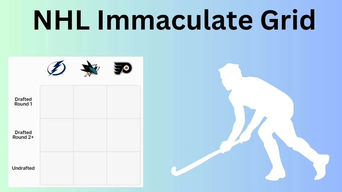 Which players who have played for Drafted Round 1 and Philadelphia Flyers? NHL Immaculate Grid Answers for June 13 2024