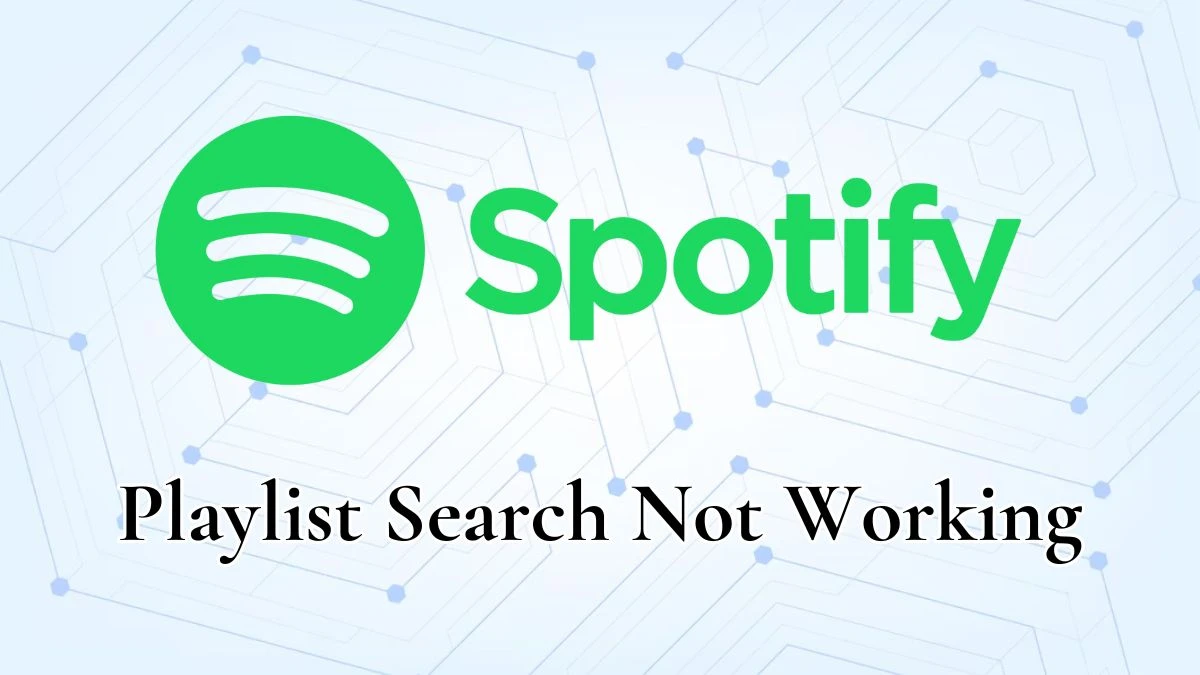 Why is Spotify Playlist Search Not Working? How to Fix Spotify Playlist Search Not Working?