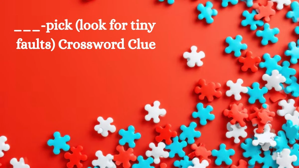 ___-pick (look for tiny faults) Daily Themed Crossword Clue Puzzle Answer from July 10, 2024