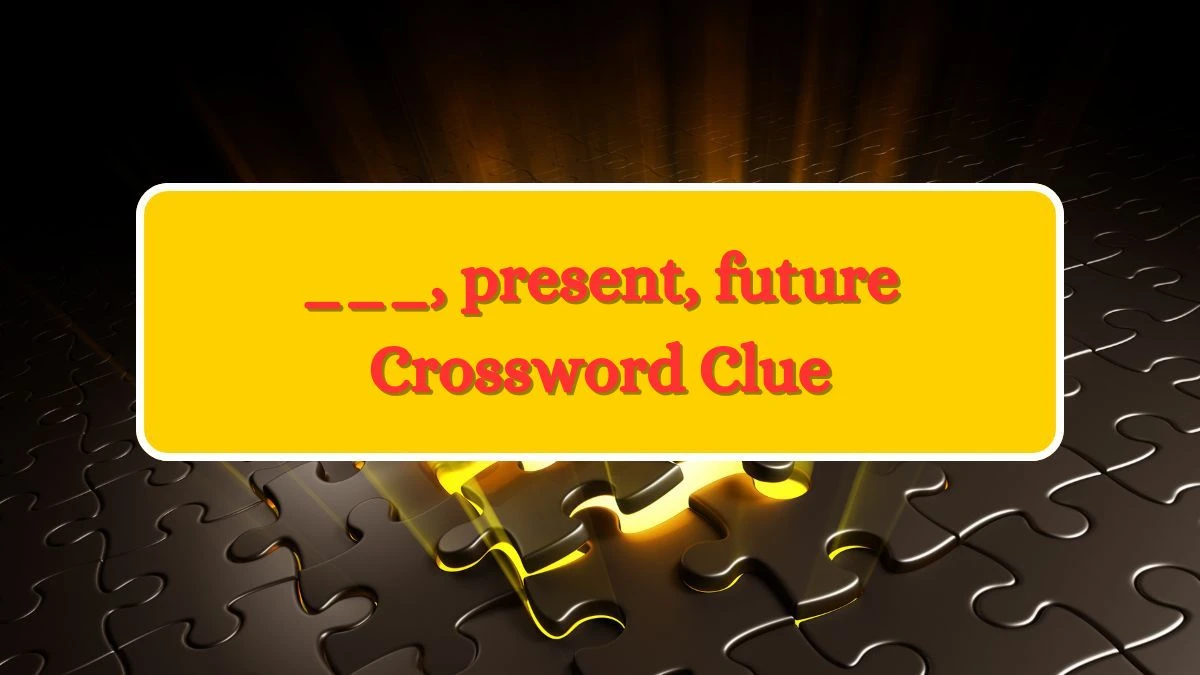 ___, present, future Daily Themed Crossword Clue Puzzle Answer from July 09, 2024