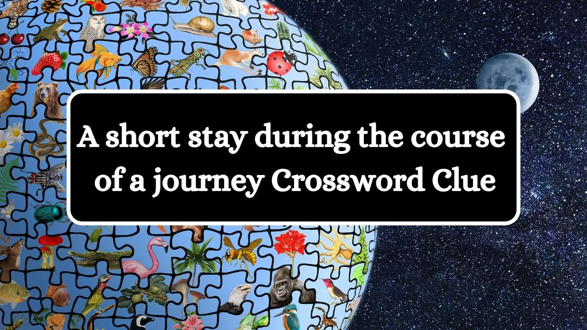 A short stay during the course of a journey Crossword Clue Puzzle Answer from July 15, 2024