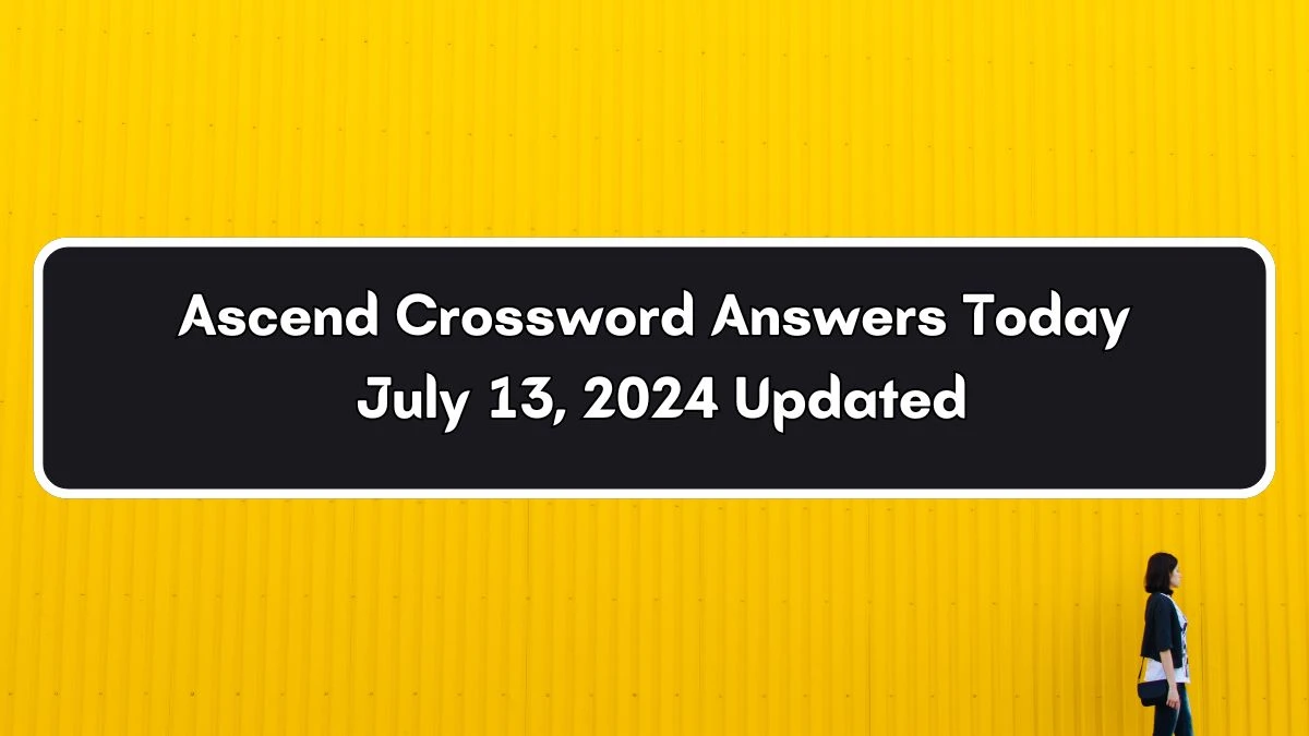 Irish Daily Mail Quick Ascend Crossword Clue 5 Letters Puzzle Answers from July 13, 2024