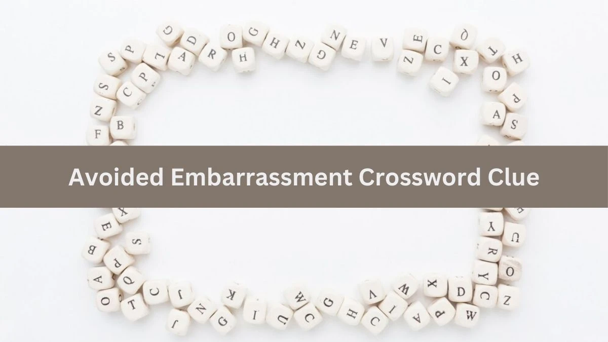 Avoided Embarrassment (5,4) Crossword Clue Puzzle Answer from July 02, 2024