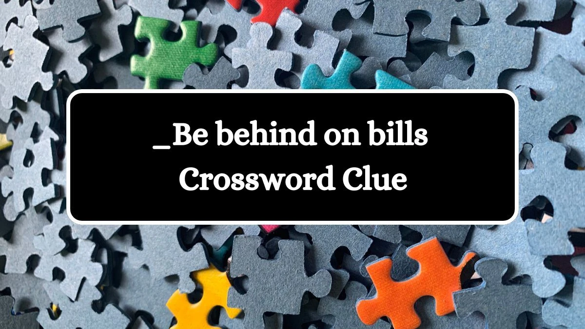 Be behind on bills Daily Themed Crossword Clue Answers on July 20, 2024