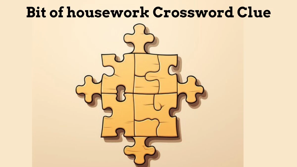 USA Today Bit of housework Crossword Clue Puzzle Answer from July 16, 2024