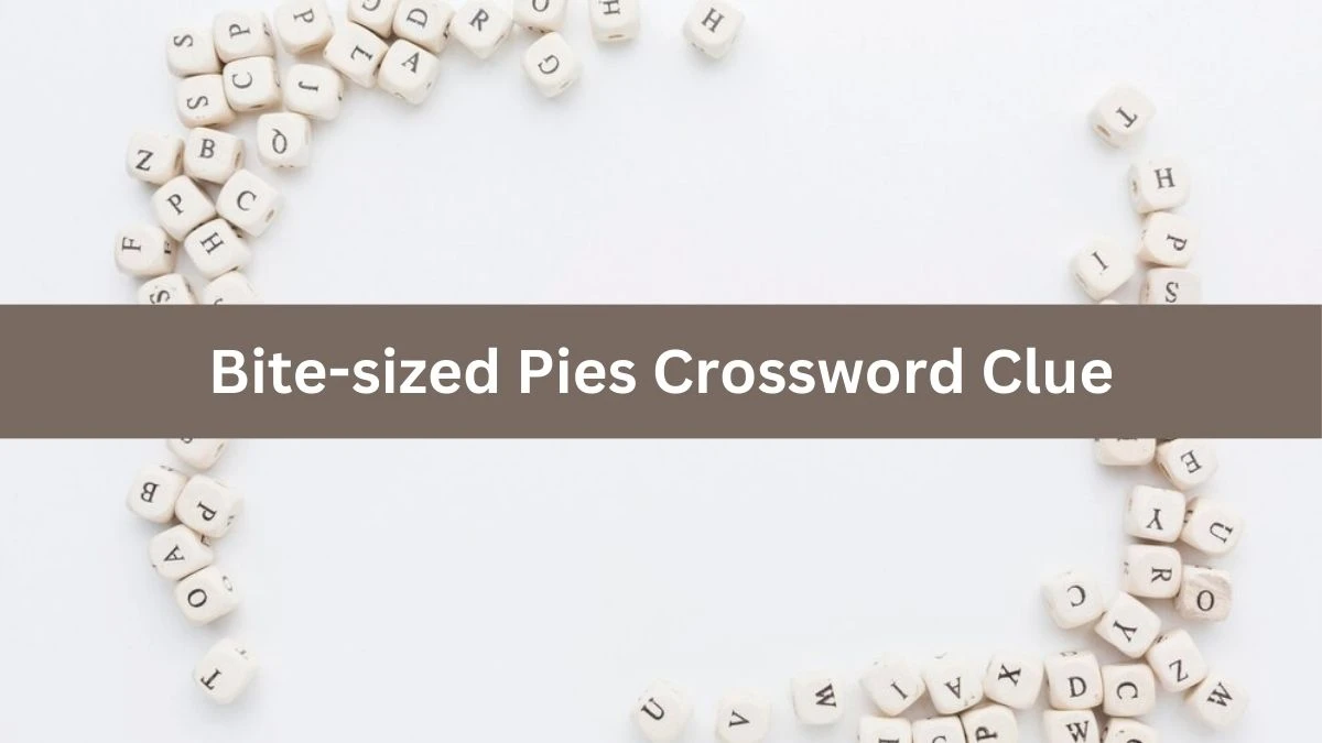 USA Today Bite-sized Pies Crossword Clue Puzzle Answer from July 12, 2024