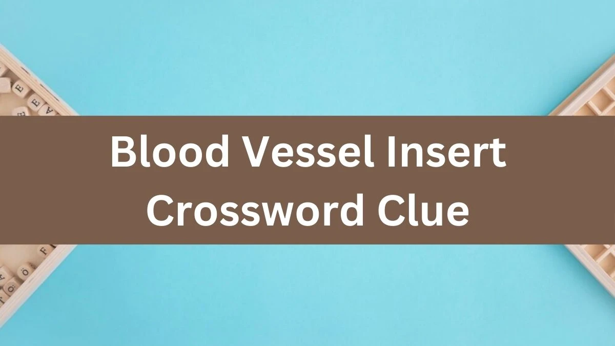 Blood Vessel Insert NYT Crossword Clue Puzzle Answer from July 24, 2024