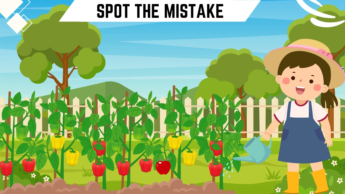 Brain Teaser IQ Test: Only highly intelligent minds can spot the mistake in the Gardening Image in 7 seconds