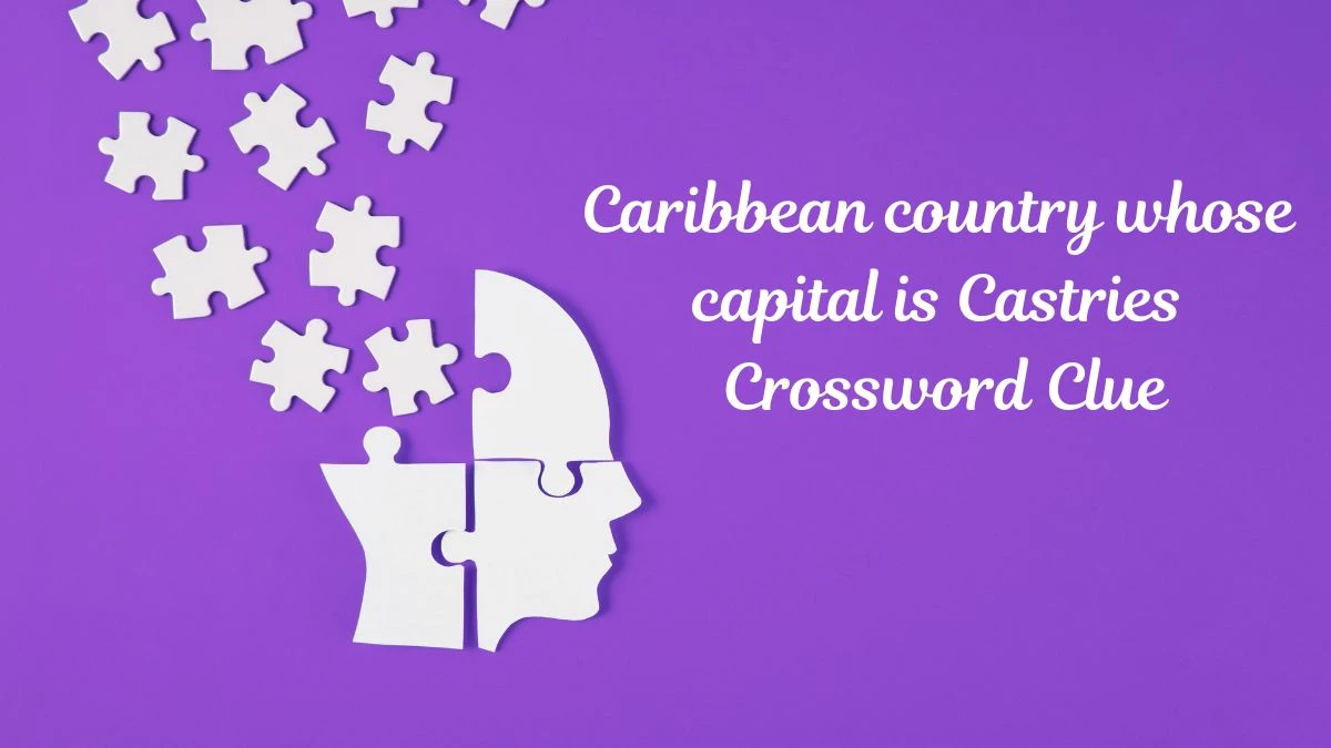 Caribbean country whose capital is Castries NYT Crossword Clue Answer on July 17, 2024