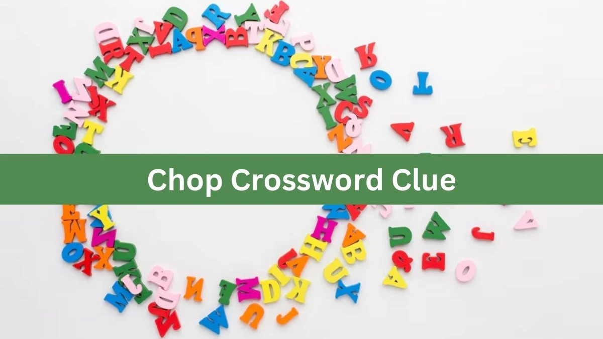 USA Today Chop Crossword Clue Puzzle Answer from July 25, 2024