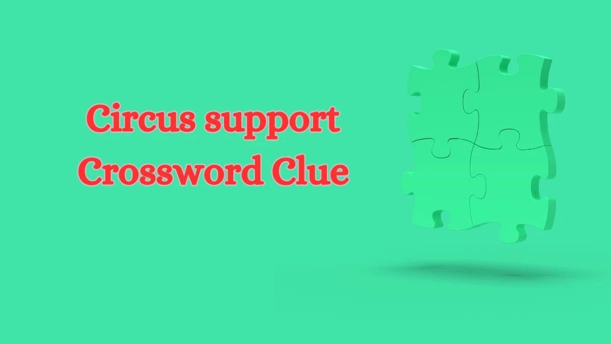 Circus support  Daily Commuter Crossword Clue Puzzle Answer from July 01, 2024