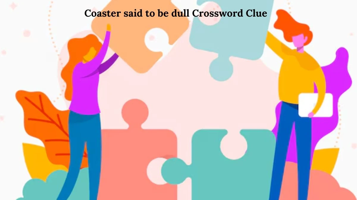 Coaster said to be dull Crossword Clue Answers on July 31, 2024