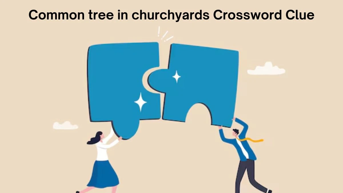 Common tree in churchyards Daily Themed Crossword Clue Puzzle Answer from July 20, 2024