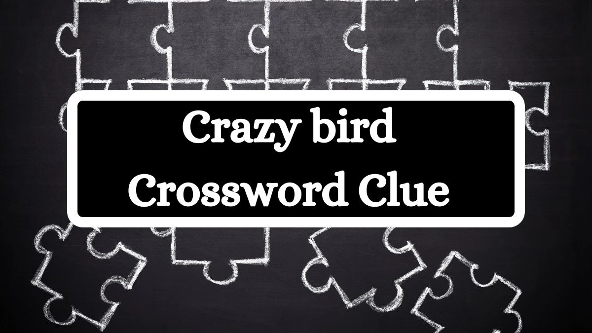 Daily Commuter Crazy bird Crossword Clue Puzzle Answer from July 15 ...