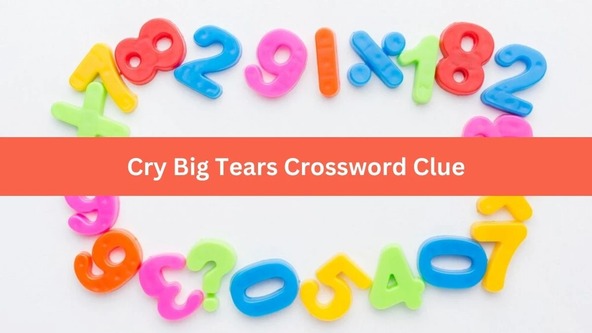 Cry Big Tears Daily Themed Crossword Clue Answers on July 25, 2024