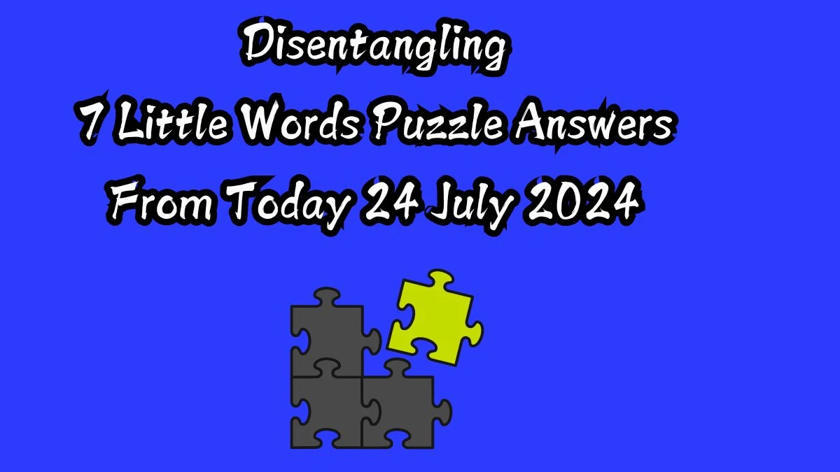 Disentangling 7 Little Words Puzzle Answer from July 24, 2024