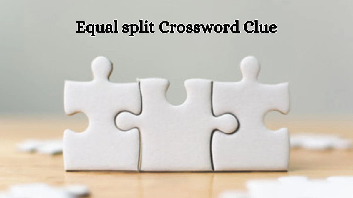 Equal split Daily Themed Crossword Clue Puzzle Answer from July 11, 2024