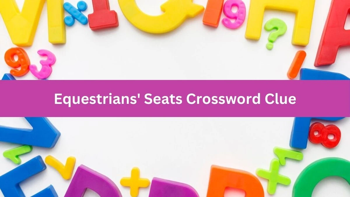 Equestrians' Seats Daily Commuter Crossword Clue Puzzle Answer from July 08, 2024