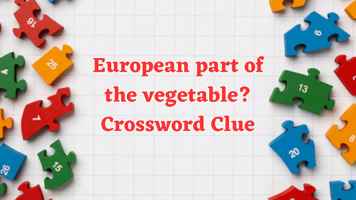 European part of the vegetable? Crossword Clue Answers on July 24, 2024