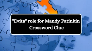 Evita role for Mandy Patinkin Crossword Clue Puzzle Answer from July 28, 2024