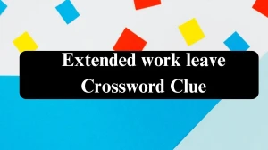 Extended work leave Daily Commuter Crossword Clue Answers on July 27, 2024