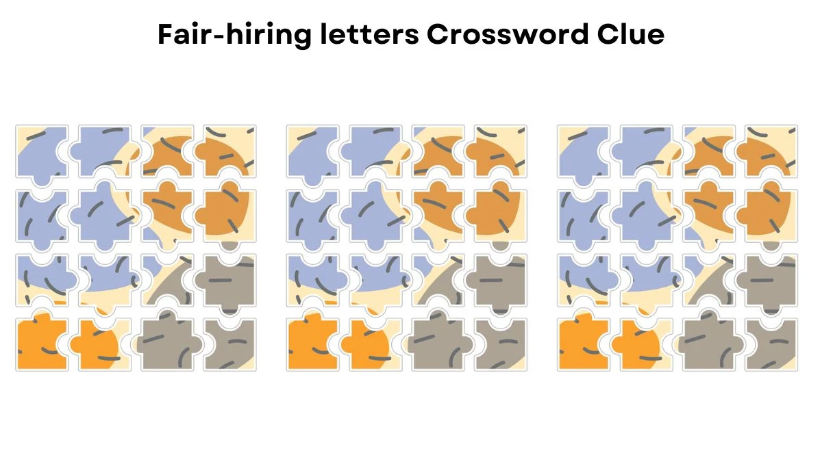 LA Times Fair-hiring letters Crossword Clue Puzzle Answer from July 24, 2024