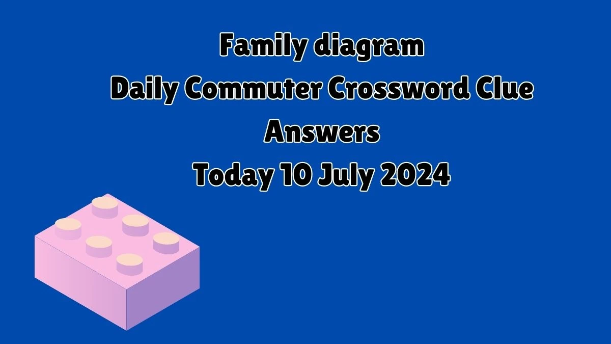 Family diagram Daily Commuter Crossword Clue Answers on July 10, 2024