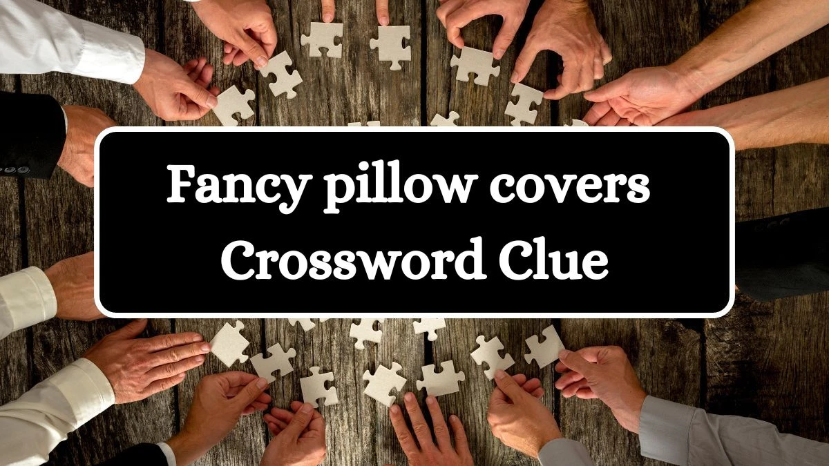 LA Times Fancy pillow covers Crossword Clue Puzzle Answer from July 08, 2024