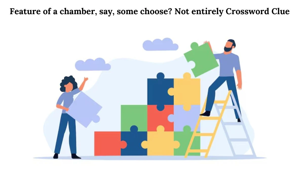 Feature of a chamber, say, some choose? Not entirely Crossword Clue Answers on July 31, 2024