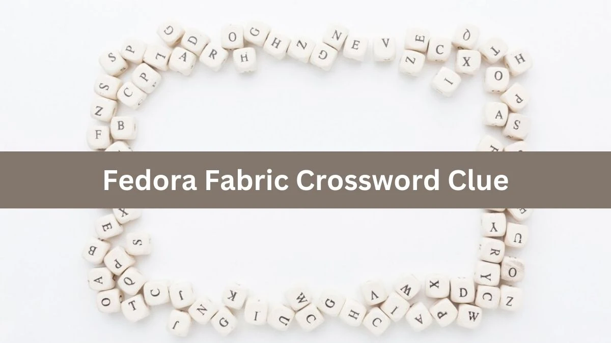 Daily Commuter Fedora Fabric Crossword Clue 4 Letters Puzzle Answer from July 24, 2024