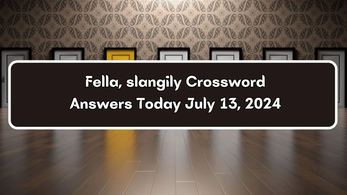 Fella, slangily Daily Themed Crossword Clue Puzzle Answer from July 13, 2024