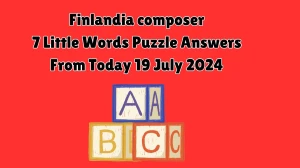 Finlandia composer 7 Little Words Puzzle Answer from July 19, 2024